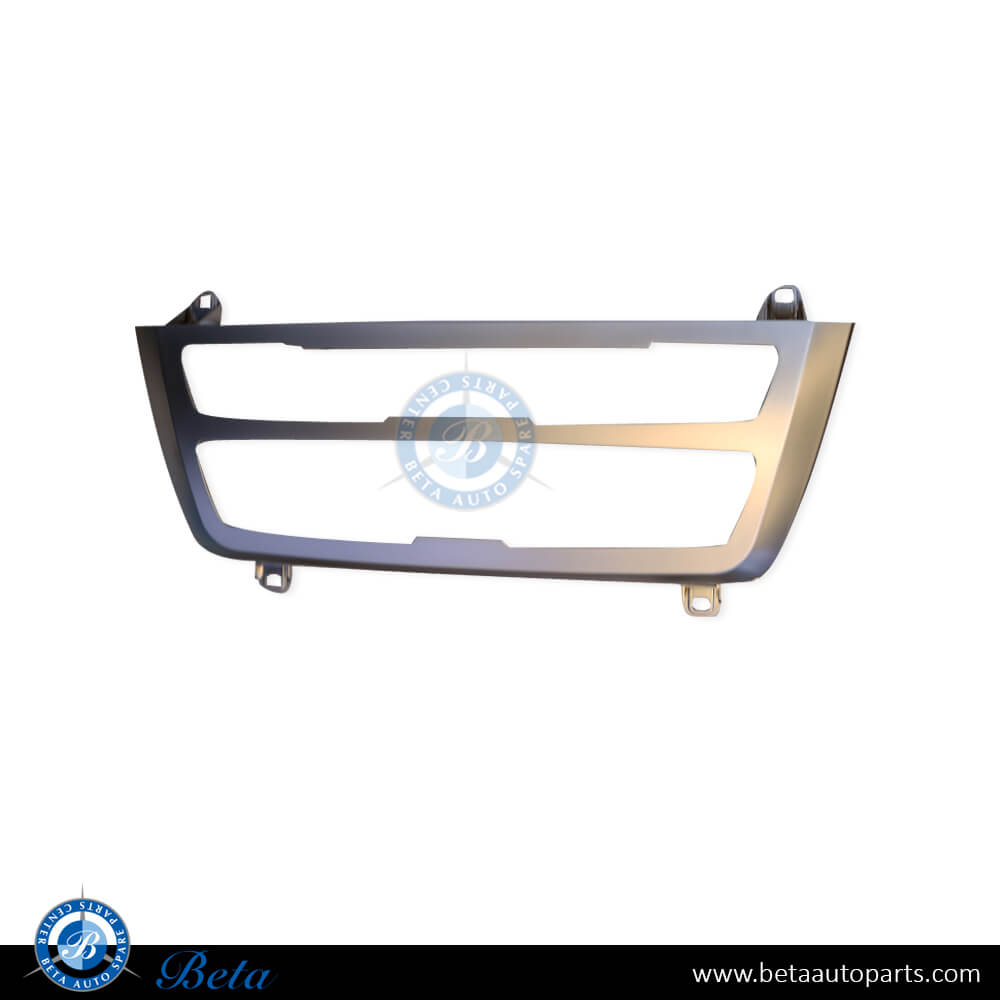 Radio Panel Trim Chrome color for BMW F30/F32/F36 2012-2019 models, Part Number 51459353132 Radio Panel Trim Chrome color for BMW F30/F32/F36 2012-2019 models, Part Number 51459353132